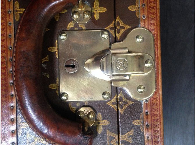 Bisten Louis Vuitton Borsa da viaggio Marrone - vista 10