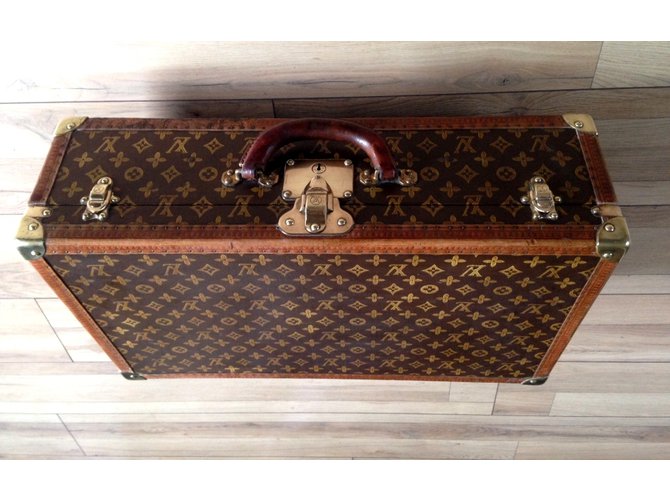 Bisten Louis Vuitton Borsa da viaggio Marrone - vista 3