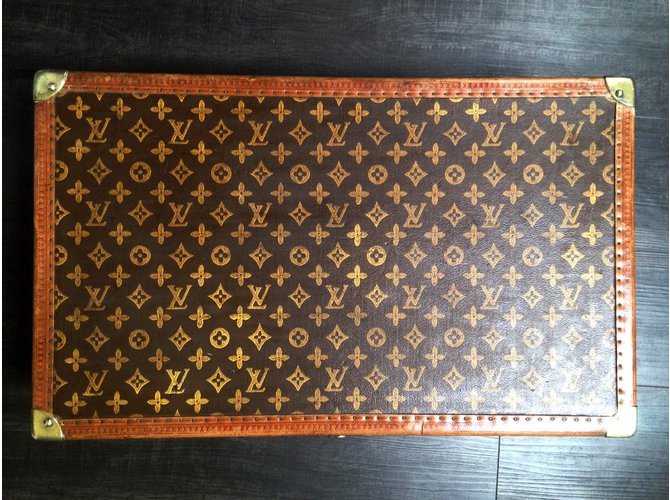 Bisten Louis Vuitton Borsa da viaggio Marrone - vista 5