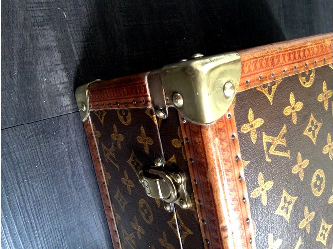 Bisten Louis Vuitton Borsa da viaggio Marrone - vista 7