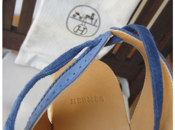Hermès Espadrilles Blue - view 5