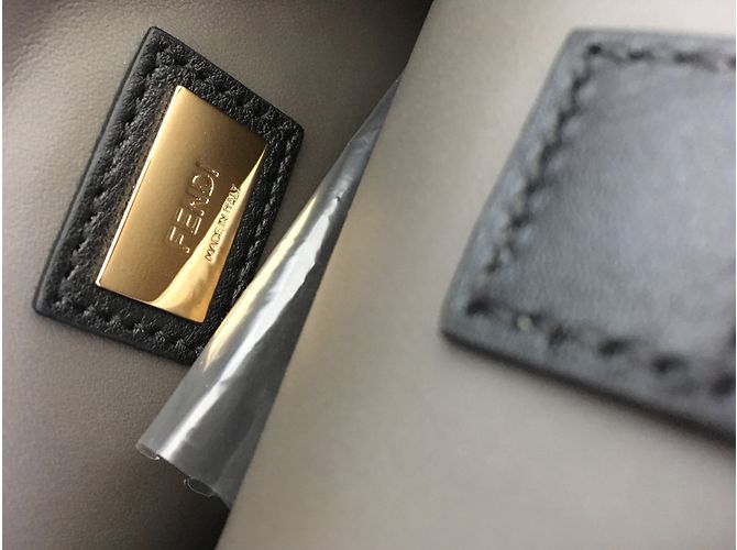 Borsa a mano Fendi 2 Jours in pelle nera Nero - vista 4