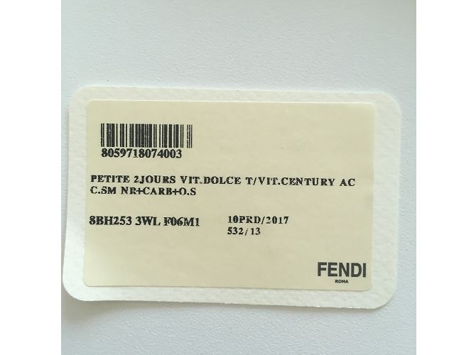 Borsa a mano Fendi 2 Jours in pelle nera Nero - vista 7