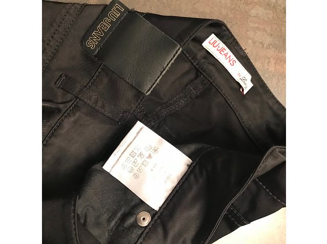 Pantalón de satén negro Liu.Jo - vista 4