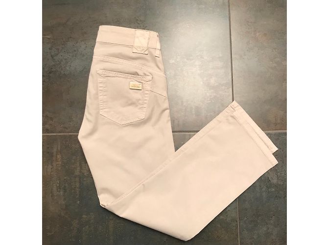 Jeans Liu.Jo Bottom Up Beige Cotone - vista 3