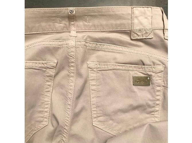 Jeans Liu.Jo Bottom Up Beige Cotone - vista 4