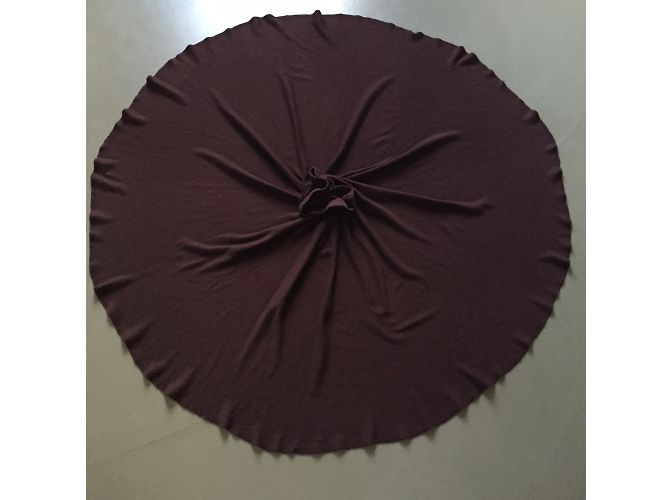 By Malene Birger Falda Sol Algodón Cachemira Rojo Oscuro Burdeos - vista 2