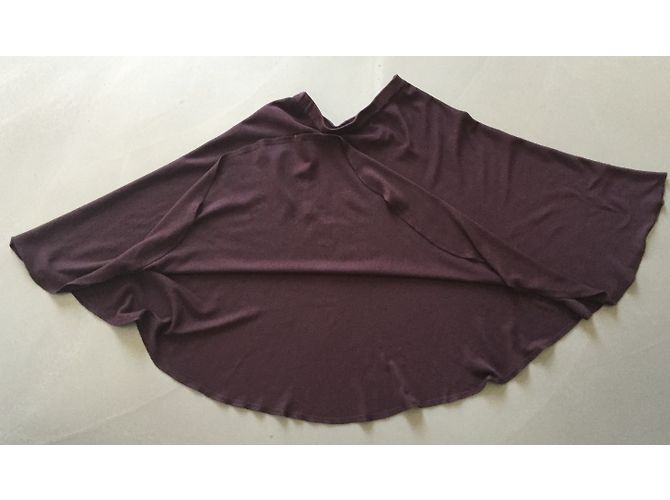 By Malene Birger Falda Sol Algodón Cachemira Rojo Oscuro Burdeos - vista 4