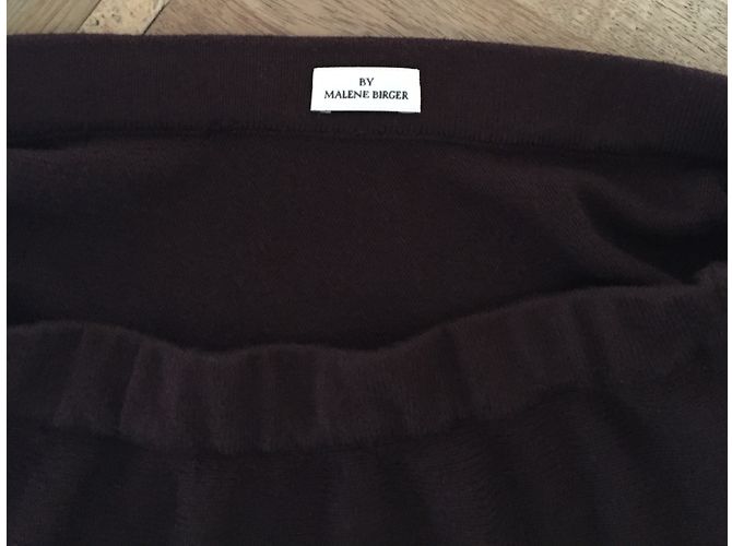 By Malene Birger Falda Sol Algodón Cachemira Rojo Oscuro Burdeos - vista 6