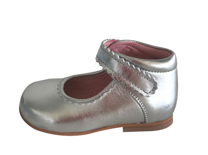 Jacadi Silvery Leather First Steps Shoes - view 2