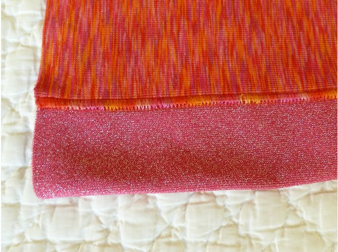 Vestido Maxi Escada Naranja y Rosa de Algodón - vista 4