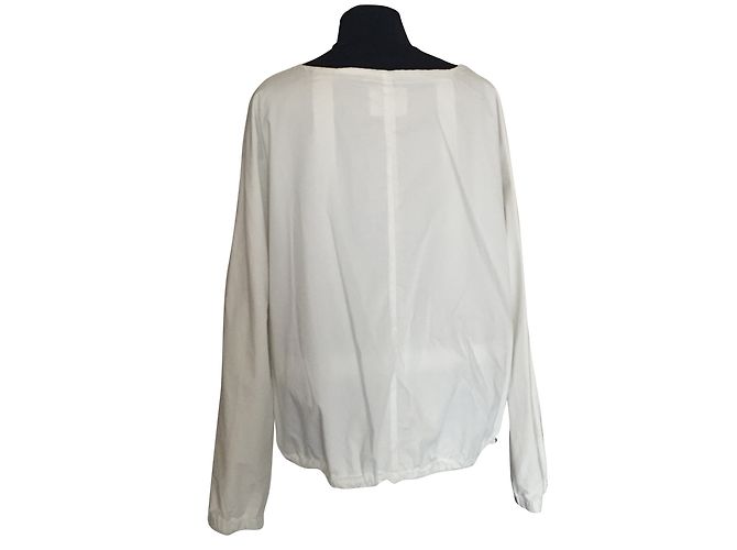 Giacca in gabardine di cotone bianca Helmut Lang Bianco - vista 2