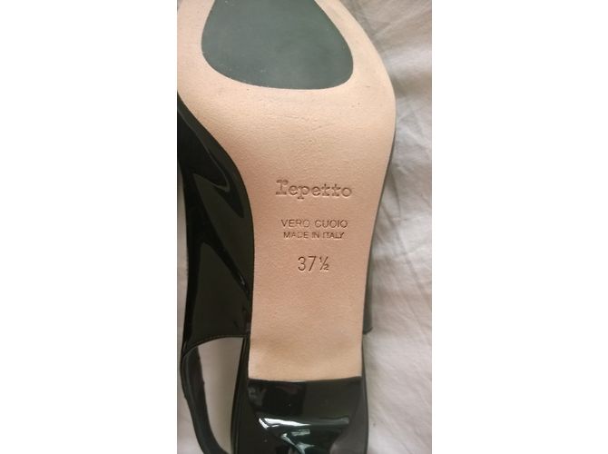 Décolleté Repetto ILDA in vernice nera Nero - vista 4