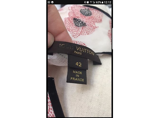 Top Louis Vuitton Nero e Corallo Multicolore - vista 6