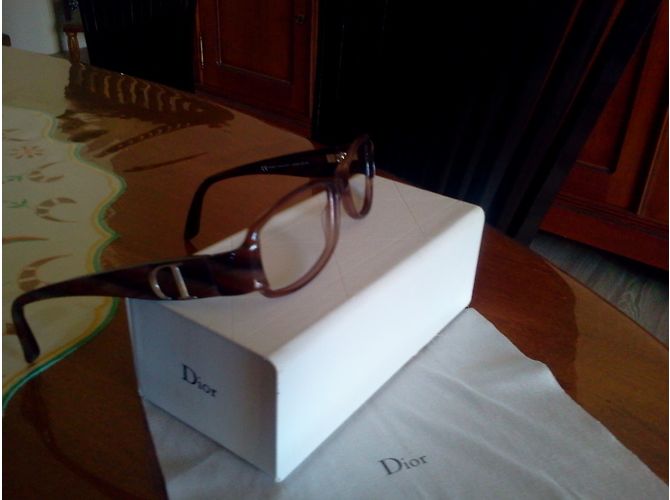 Gafas de sol Christian Dior Marrón Carey Castaño - vista 3