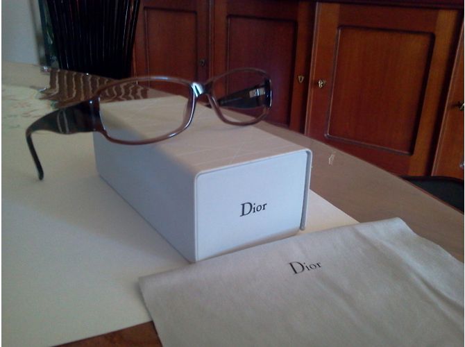 Gafas de sol Christian Dior Marrón Carey Castaño - vista 4
