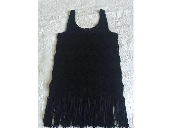 Top de seda Ralph Lauren Black Label Negro XS - vista 3