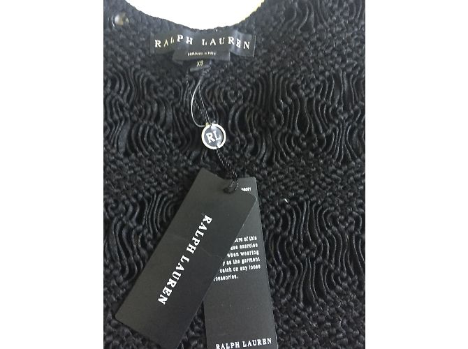 Top de seda Ralph Lauren Black Label Negro XS - vista 5