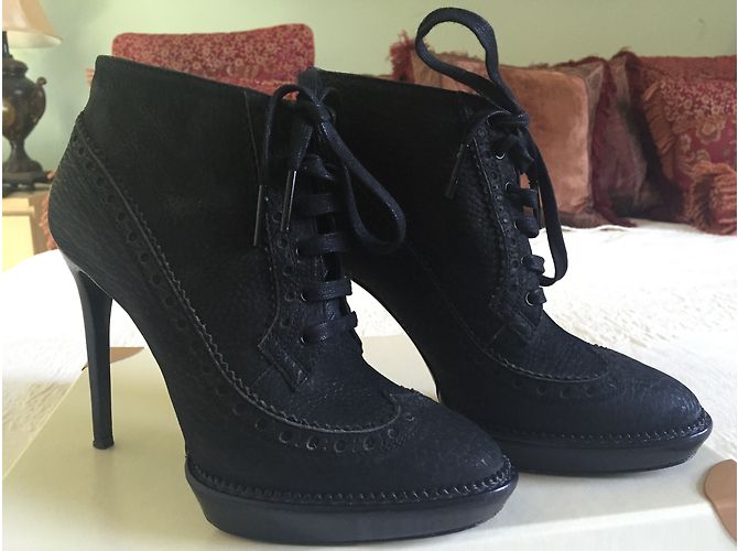 Burberry Prorsum Bottines Noir - vue 4