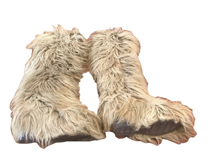 Chanel Stiefel Beige - Ansicht 2