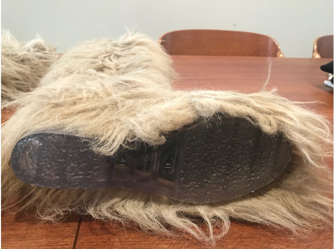 Chanel Stiefel Beige - Ansicht 4