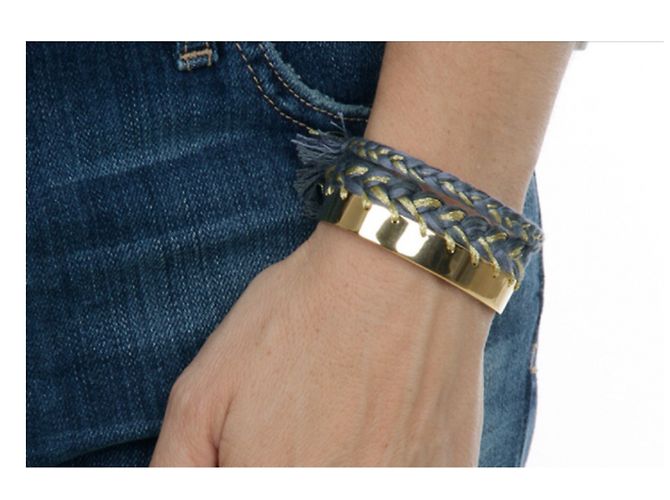 Aurelie Bidermann Bracelet Copacabana Doré - vue 4