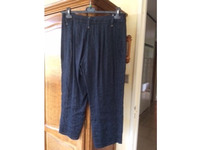Autre Marque Giacca Tricot Chic Blu Navy in Viscosa - vista 6