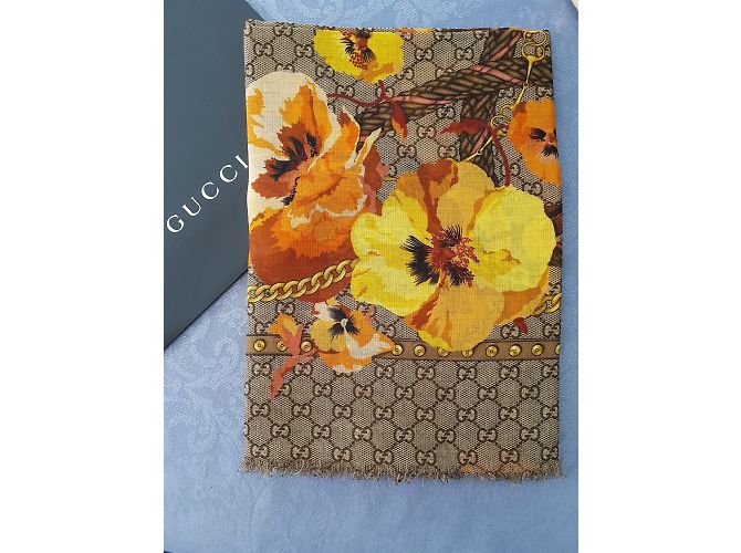 Gucci sciarpa floreale nuova - vista 2
