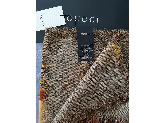 Gucci sciarpa floreale nuova - vista 3