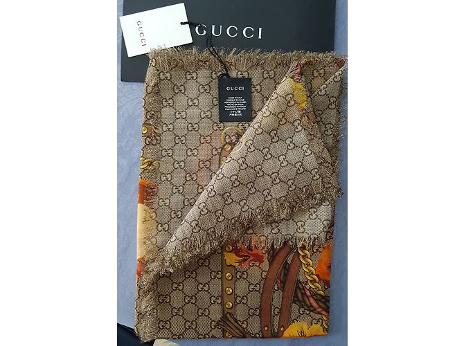 Gucci sciarpa floreale nuova - vista 5