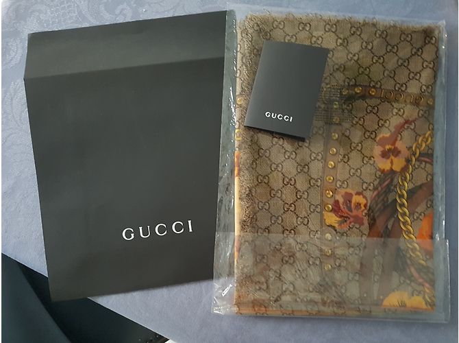 Gucci sciarpa floreale nuova - vista 6
