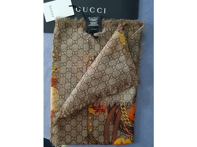 Gucci sciarpa floreale nuova - vista 7