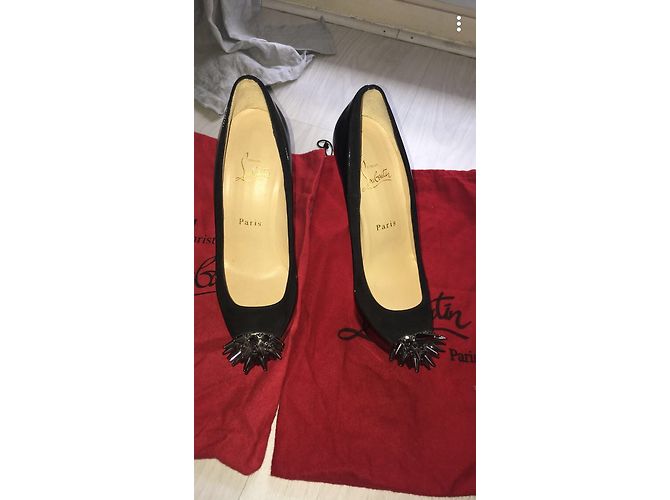 Décolleté Christian Louboutin Astéroïde Nere Nero - vista 3
