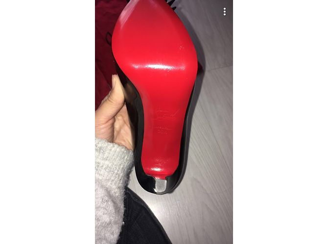 Décolleté Christian Louboutin Astéroïde Nere Nero - vista 5
