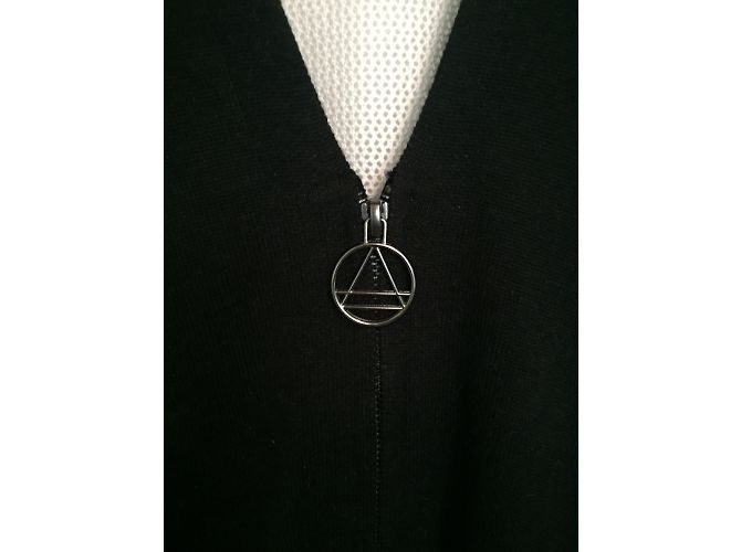 Eleven Paris Strickjacke aus Baumwolle schwarz weiß - Ansicht 4