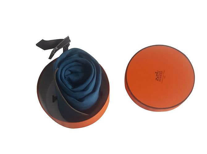 Hermès Sciarpa da uomo Blu - vista 2