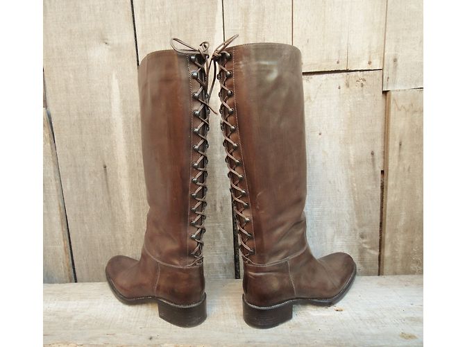 Botas de montar Sartore en piel marrón Castaño - vista 6