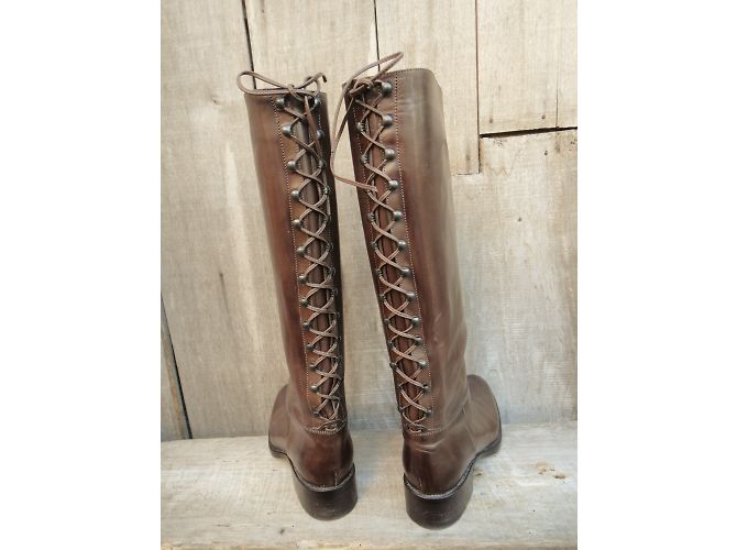 Botas de montar Sartore en piel marrón Castaño - vista 7