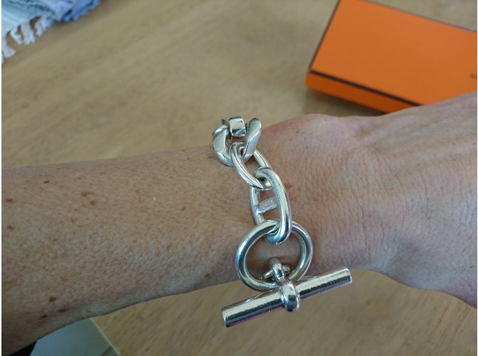 Hermès Alea Bracelet Plata - vista 5