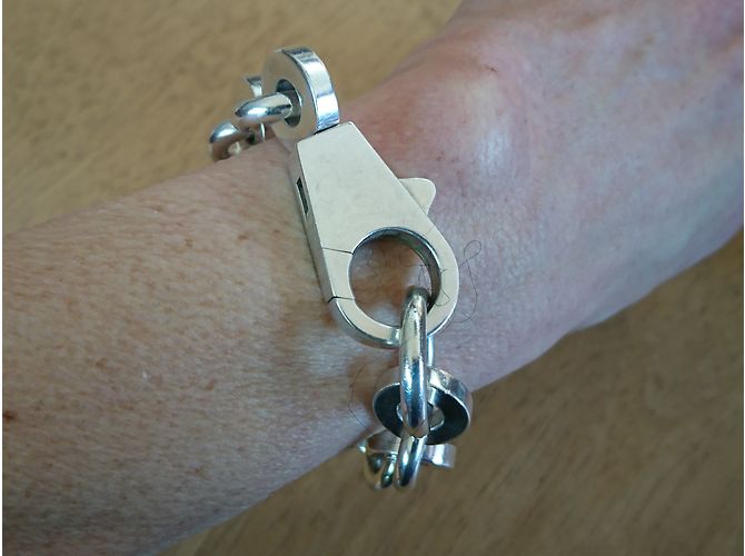 Hermès Bracelet Voltige Argenté - vue 6