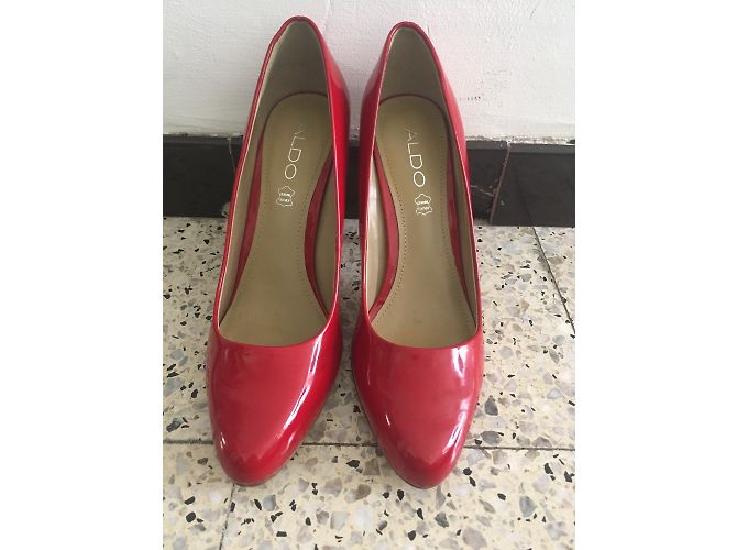 Aldo Rote Lackleder High Heels Grösse 38 - Ansicht 2