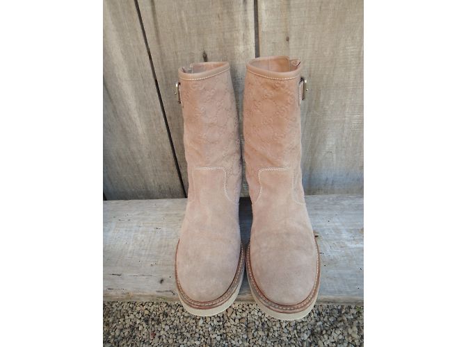 Botines Gucci Beige de Gamuza - Ansicht 5