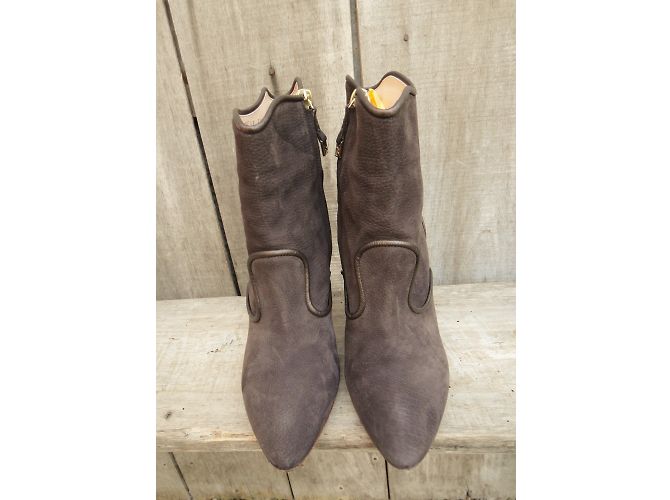 Botines Bally Marrones De Piel de Ciervo Castaño - vista 3