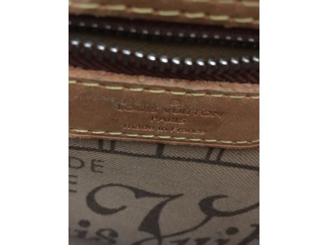Neverfull Louis Vuitton Bolsos de mano Marrón claro Marrón oscuro - vista 9