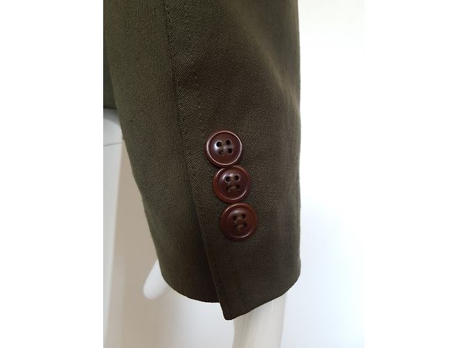 Plein Sud Wolljacke Grün Khaki - Ansicht 10