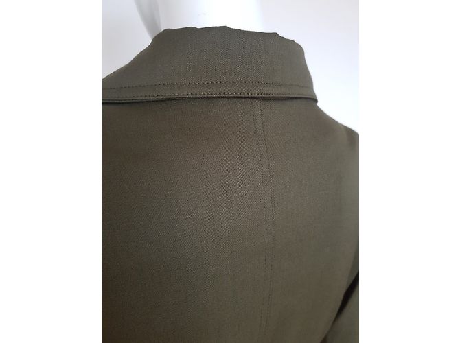 Plein Sud Wolljacke Grün Khaki - Ansicht 4