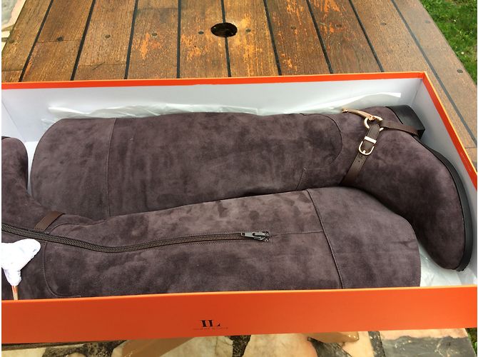 Autre Marque Botas Isabel Licardi de piel marrón Castaño - vista 3
