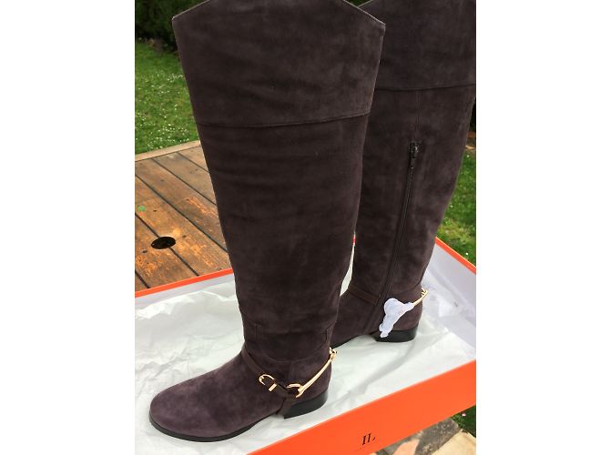 Autre Marque Botas Isabel Licardi de piel marrón Castaño - vista 5