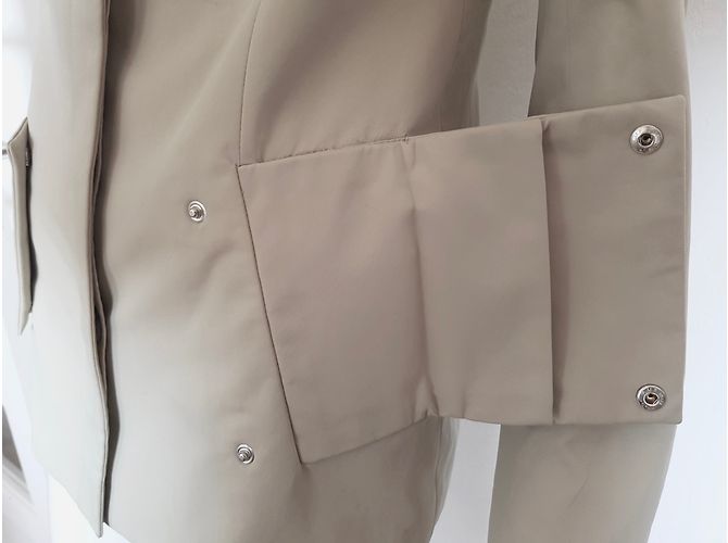 Hugo Boss Jacke Beige Baumwolle Polyamid - Ansicht 3