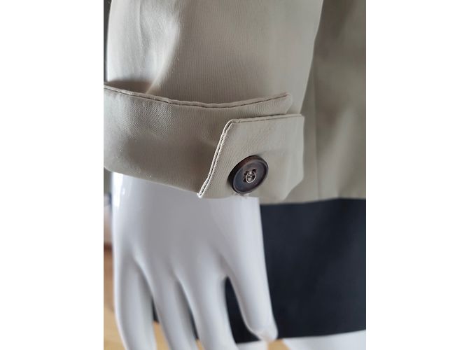 Hugo Boss Jacke Beige Baumwolle Polyamid - Ansicht 6